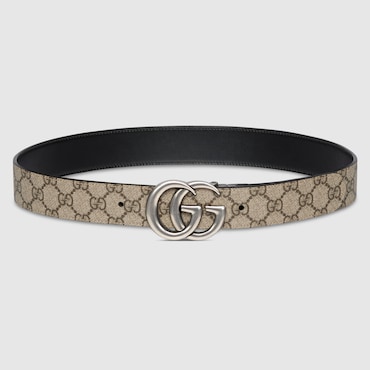 GUCCI GG Marmont Reversible Belt, Size 70
