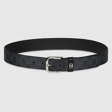 GUCCI Belt With Interlocking G Detail, Size 75