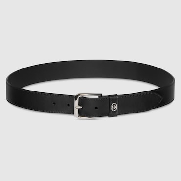 GUCCI Belt With Interlocking G Detail, Size 105