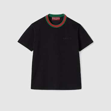 GUCCI Cotton Jersey T-shirt, Size XXS
