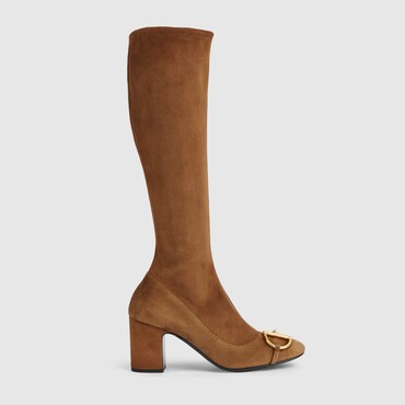 GUCCI Women's Boot With Half Horsebit, Size 36 IT