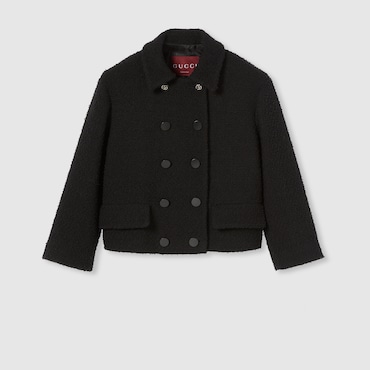 GUCCI Wool Bouclé Jacket, Size 36 IT