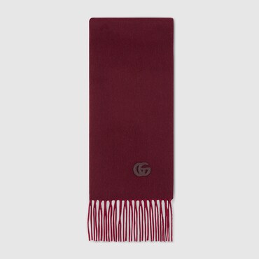 GUCCI Cashmere Scarf With Patch