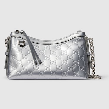 GUCCI GG Emblem Small Shoulder Bag