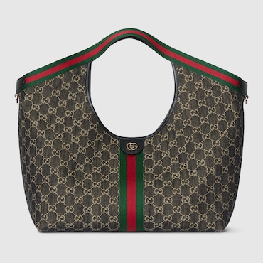 GUCCI Borsa Shopping Giglio Misura Grande