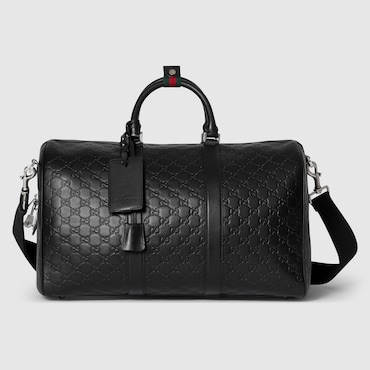 GUCCI Sac De Voyage GG Emblem Moyen Format