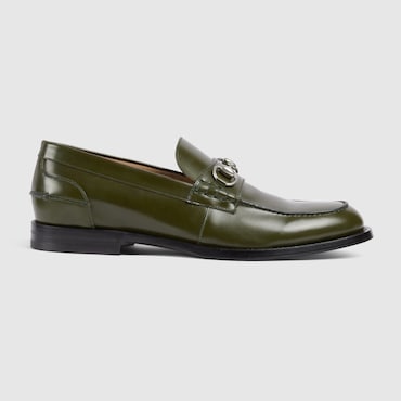 GUCCI Men's Loafer With Horsebit, Size 44.5 IT