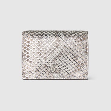 GUCCI GG Marmont Python Small Wallet