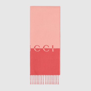 GUCCI Wool Cashmere Scarf