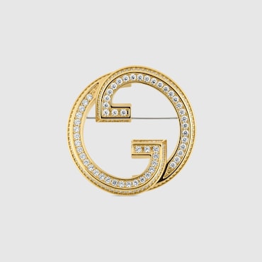 GUCCI Blondie Crystal Brooch