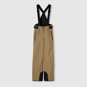 GUCCI GG Technical Fabric Jacquard Pants, Size XS