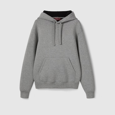 GUCCI Double Viscose Jersey Sweatshirt, Size XS