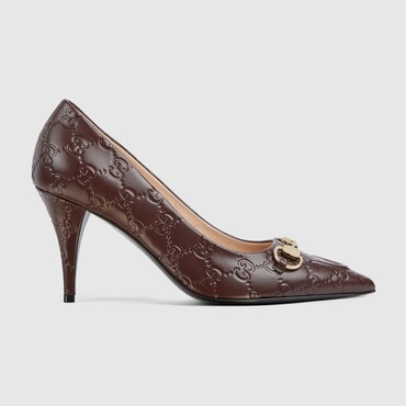 GUCCI Women's Pump With Horsebit, Size 41 IT
