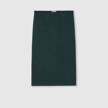 GUCCI Interlocking G Silk Jacquard Skirt, Size 42 IT