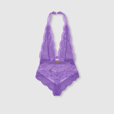 GUCCI Floral Lace Tulle Bodysuit, Size M