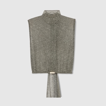 GUCCI Sheer Silk Georgette Top, Size 40 IT