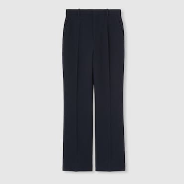 GUCCI Light Wool Crêpe Pant With Embroidery, Size 44 IT