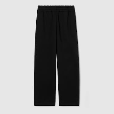 GUCCI Brushed Cotton Jersey Track Bottoms, Size XS