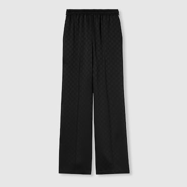 GUCCI GG Jacquard Trousers, Size M