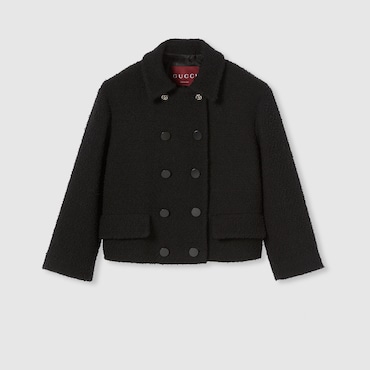 GUCCI Wool Bouclé Jacket, Size 46 IT