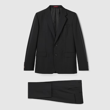 GUCCI Wool Suit, Size 50 IT