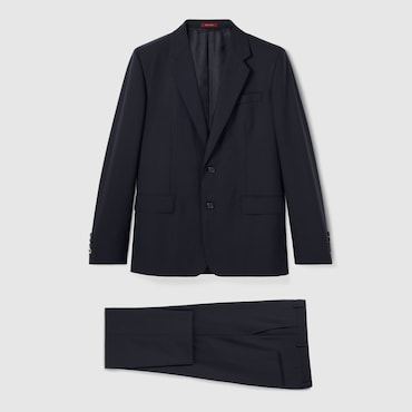 GUCCI Wool Suit, Size 54 IT