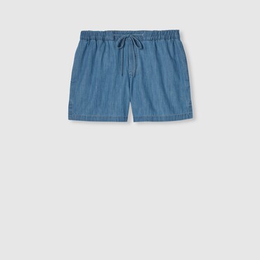 GUCCI Denim Shorts With Horsebit, Size 38 IT