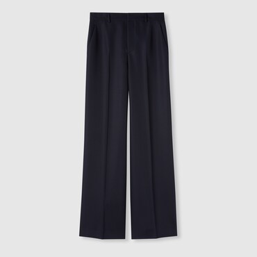 GUCCI Wool Pants With Logo, Size 48 IT