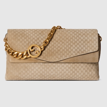 GUCCI Large Shoulder Bag With Chain