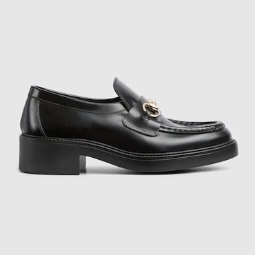 GUCCI Women's Loafer With Horsebit, Size 34 IT