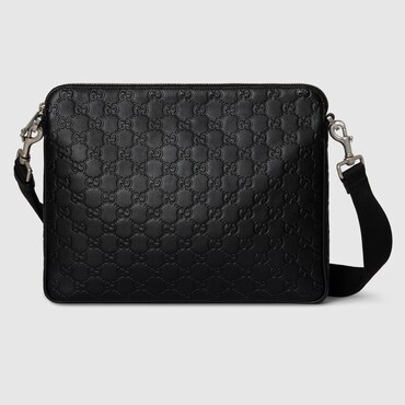 GUCCI GG Emblem Medium Crossbody Bag
