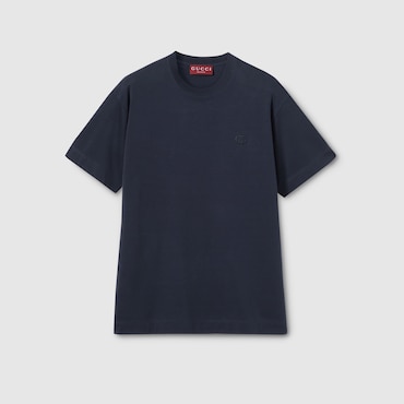 GUCCI Cotton Jersey T-shirt With Embroidery, Size XL