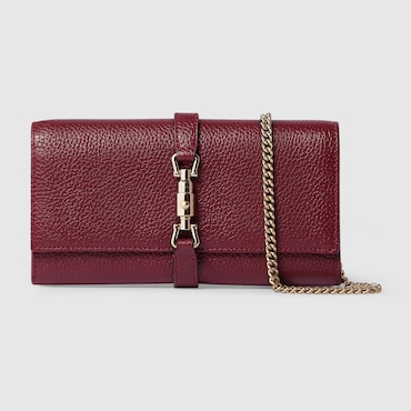 GUCCI Jackie 1961 Wallet On Chain, Bordeaux