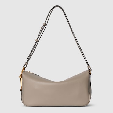 GUCCI Half Horsebit Medium Shoulder Bag