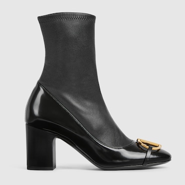 GUCCI Women's Ankle Boot With Half Horsebit, Size 40.5 IT