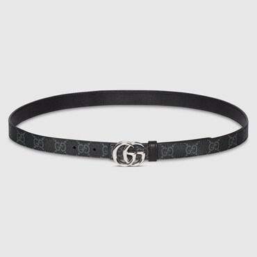 GUCCI Reversible GG Marmont Thin Belt, Size 85