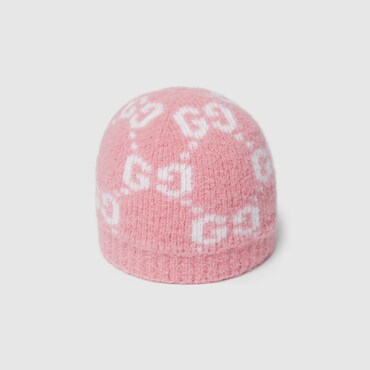 GUCCI GG Alpaca Blend Hat, Size L