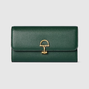 GUCCI Half Horsebit Continental Wallet