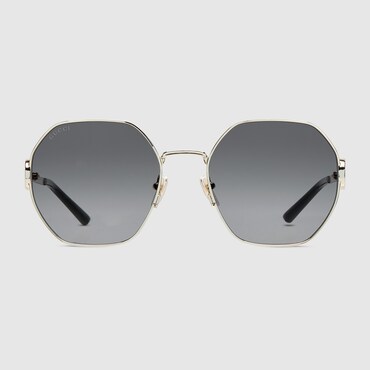 GUCCI Oval Frame Sunglasses