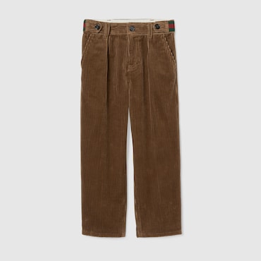 GUCCI Kids - Velvet Corduroy Trousers, Size 6 YEARS
