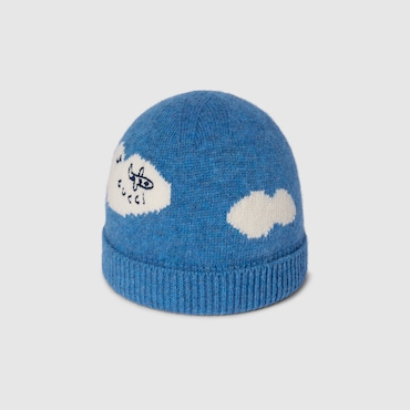 GUCCI Bébé - Bonnet Pour Bébé Avec Intarsia, Taille M