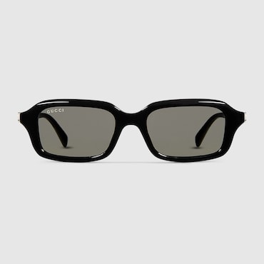 GUCCI Rectangular Frame Sunglasses