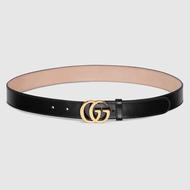 GUCCI Cinturón Plano Marmont, Talla 105