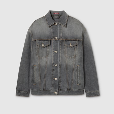 GUCCI Cotton Denim Jacket, Size 38 IT