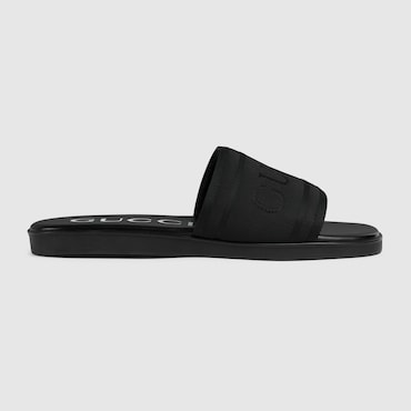 GUCCI Men's Slide Sandal With Tonal Logo, Size 10 UK