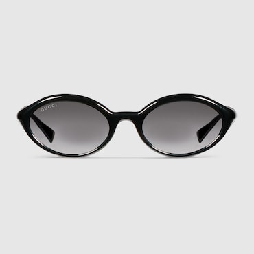 GUCCI Oval Frame Sunglasses