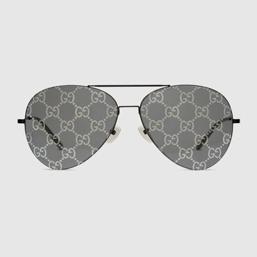 GUCCI Pilot Frame Sunglasses