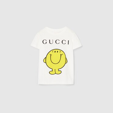 GUCCI Baby - Cotton T-shirt With Print, Size 0-3 MONTHS