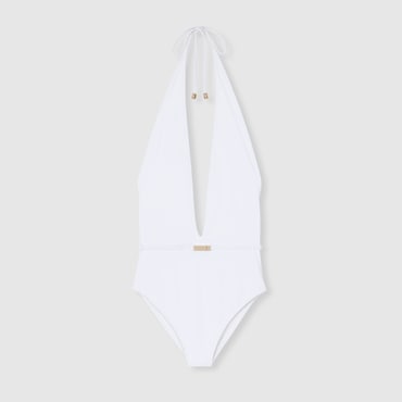 GUCCI Body de Punto con Etiqueta Metálica, Talla XS