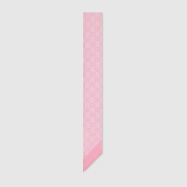 GUCCI Printed Silk Chiffon Ribbon